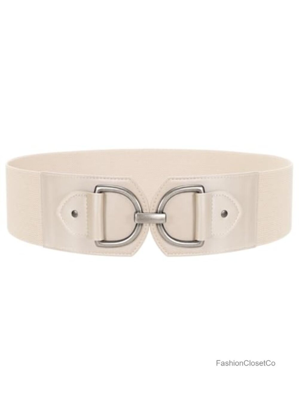 Wide Stretch Belt for Dresses Vintage Chunky Buckle Women Waist Belt